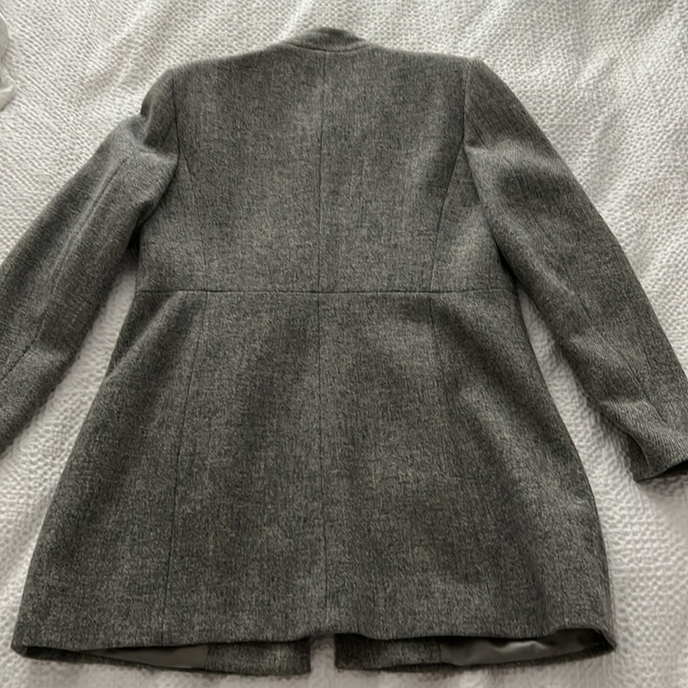 Zara - Gray Wool Coat - image 2